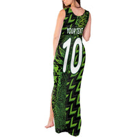 Custom Nigeria Football Tank Maxi Dress Super Eagles Champions - Wonder Print Shop