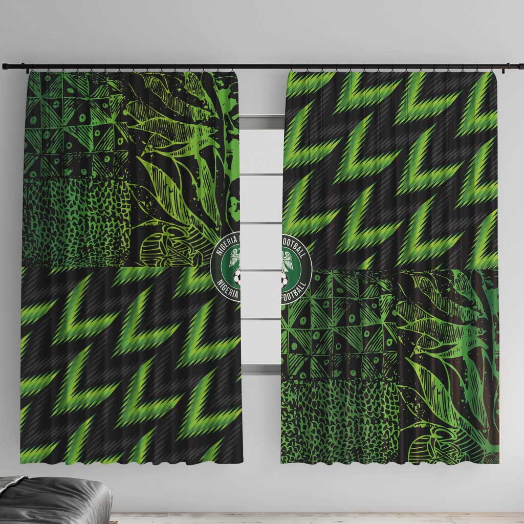 Nigeria Football Window Curtain Super Eagles Champions - Wonder Print Shop
