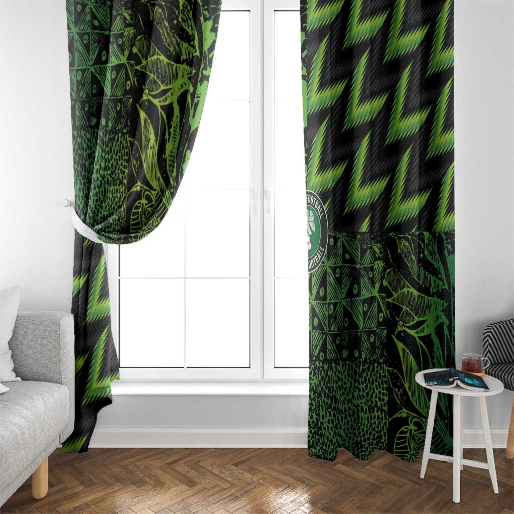 Nigeria Football Window Curtain Super Eagles Champions - Wonder Print Shop