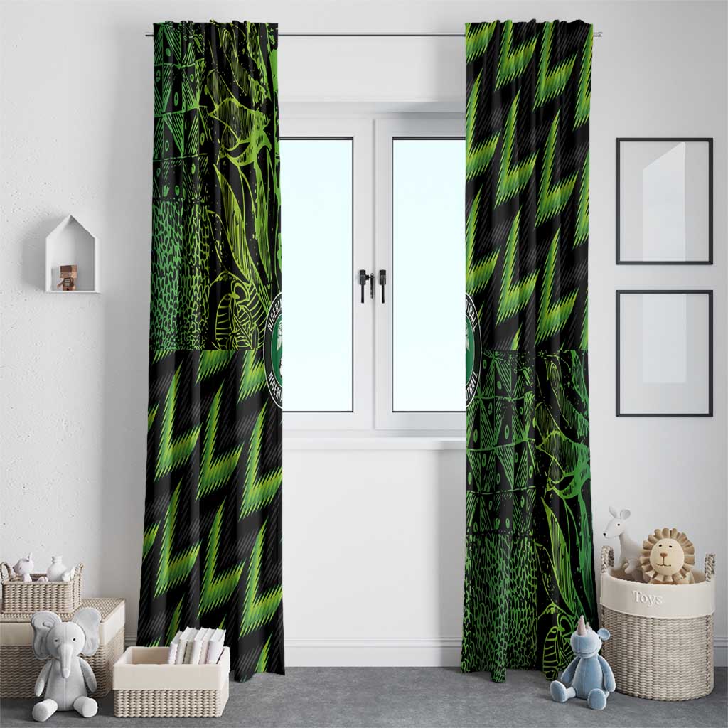 Nigeria Football Window Curtain Super Eagles Champions - Wonder Print Shop