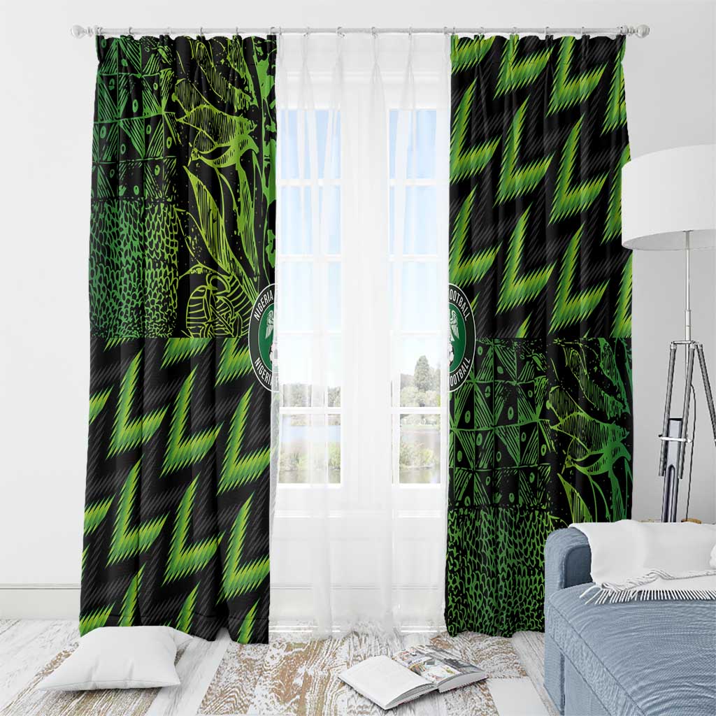 Nigeria Football Window Curtain Super Eagles Champions - Wonder Print Shop