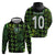 Custom Nigeria Football Zip Hoodie Super Eagles Champions - Wonder Print Shop