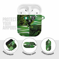 Custom Nigeria Football AirPods Case Super Eagles Spirit - Wonder Print Shop