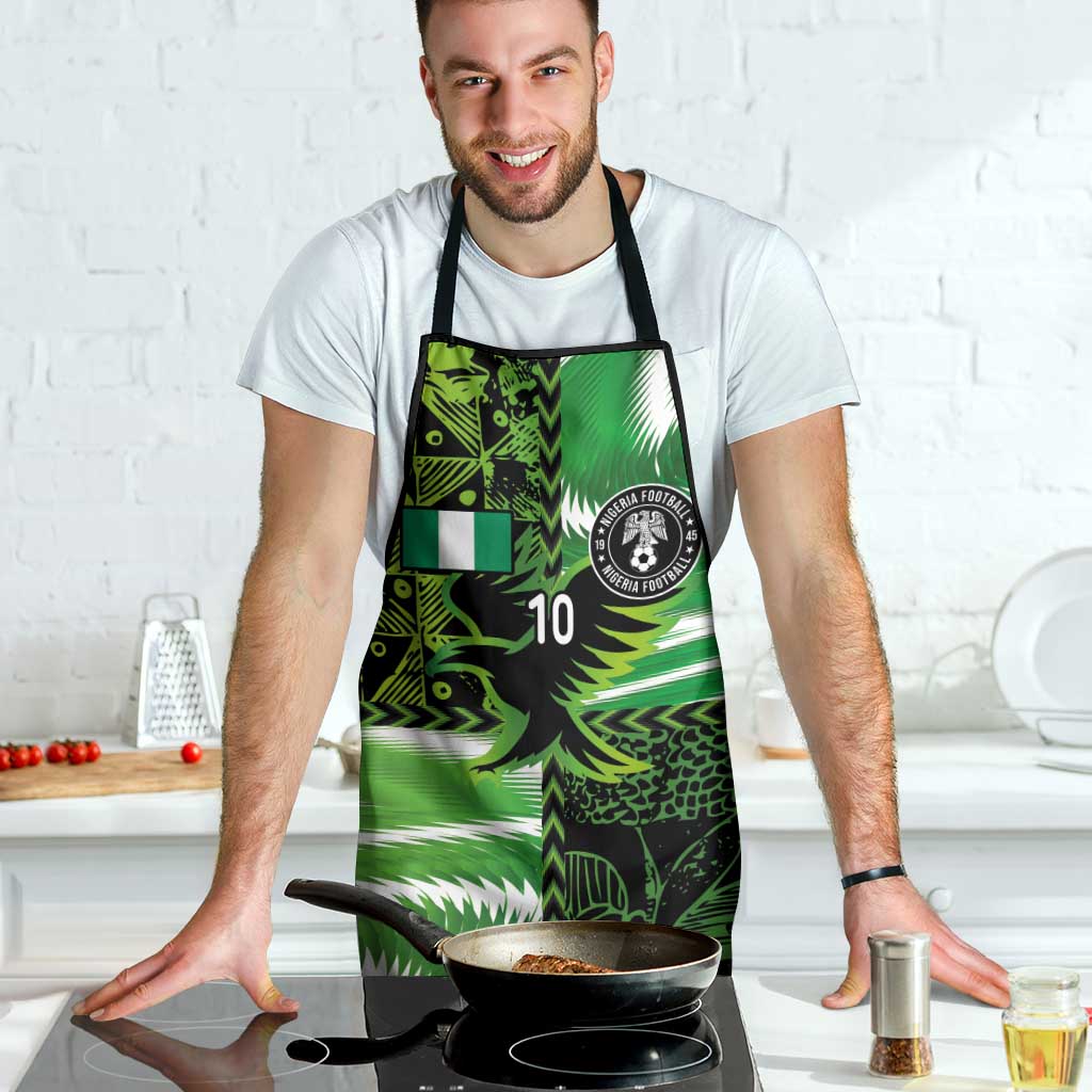 Custom Nigeria Football Apron Super Eagles Spirit - Wonder Print Shop