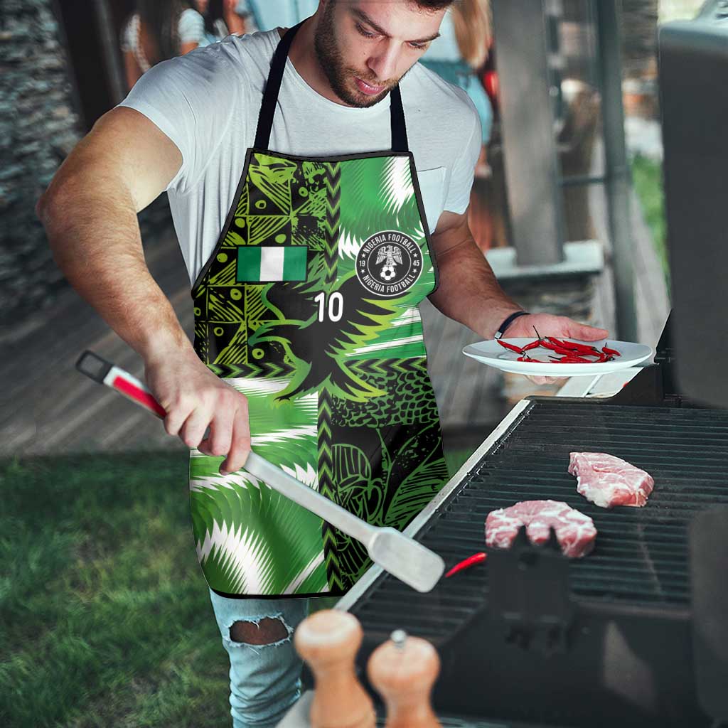 Custom Nigeria Football Apron Super Eagles Spirit - Wonder Print Shop