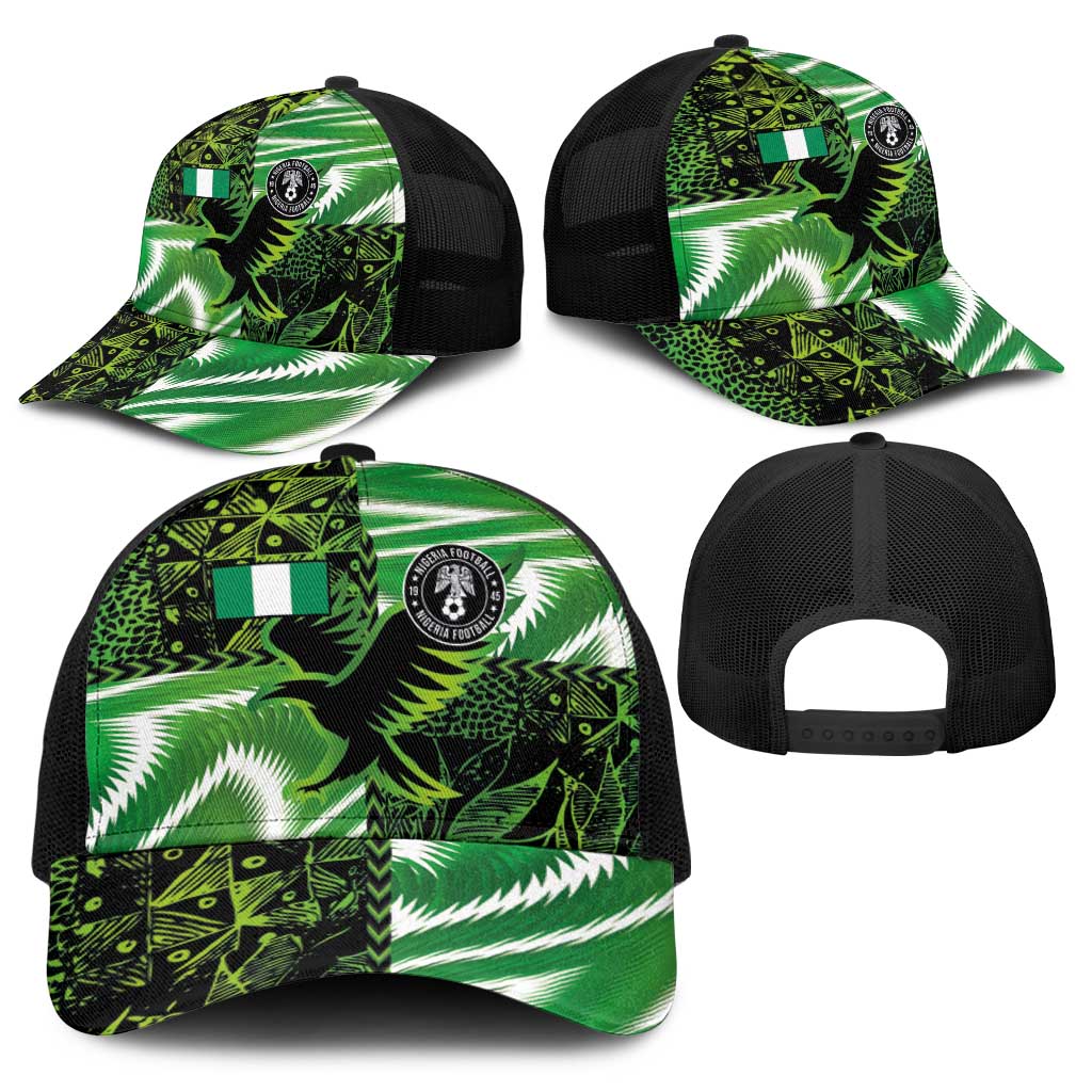 Nigeria Football Baseball Net Cap Super Eagles Spirit - Wonder Print Shop