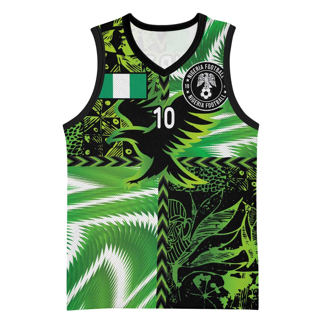 Custom Nigeria Football Basketball Jersey Super Eagles Spirit - Wonder Print Shop