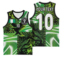 Custom Nigeria Football Basketball Jersey Super Eagles Spirit - Wonder Print Shop