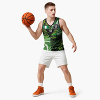 Custom Nigeria Football Basketball Jersey Super Eagles Spirit - Wonder Print Shop