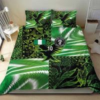Custom Nigeria Football Bedding Set Super Eagles Spirit - Wonder Print Shop