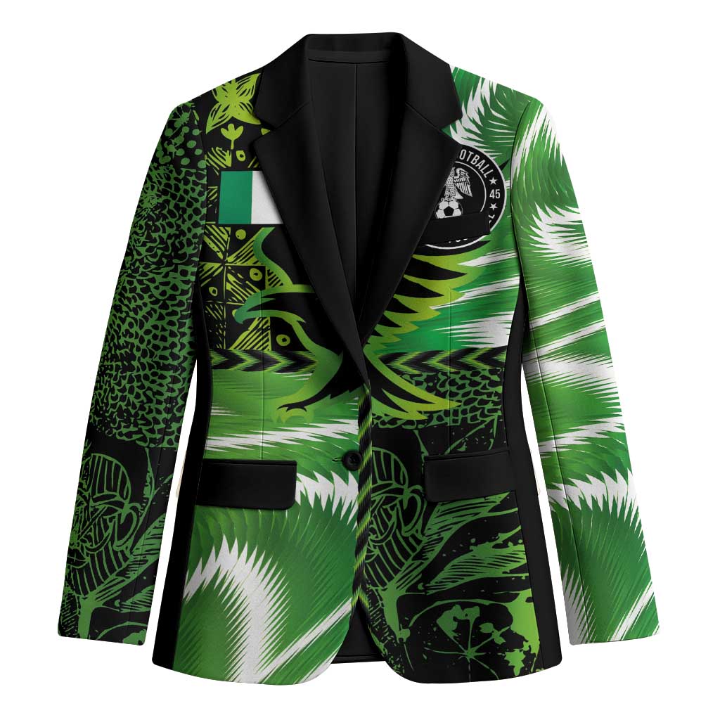 Custom Nigeria Football Blazer Super Eagles Spirit - Wonder Print Shop