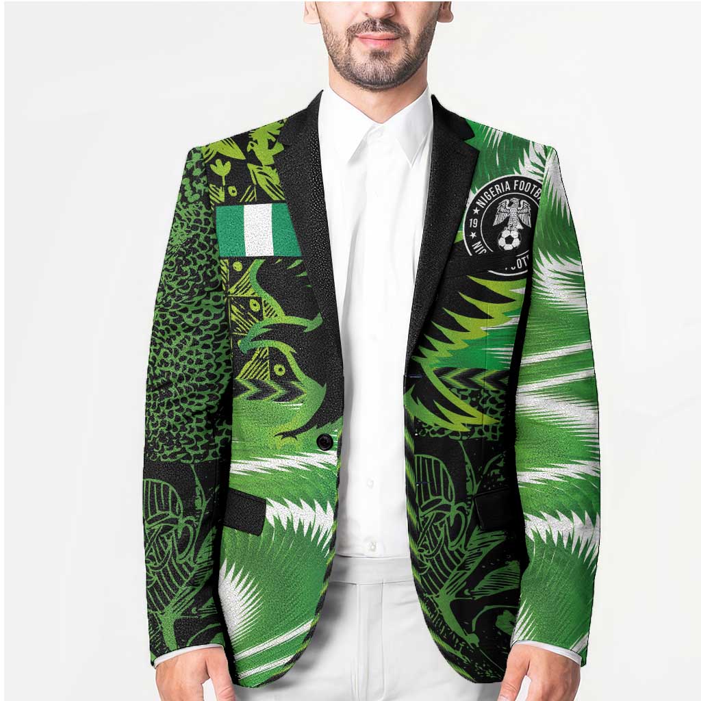 Custom Nigeria Football Blazer Super Eagles Spirit - Wonder Print Shop