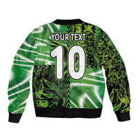 Custom Nigeria Football Bomber Jacket Super Eagles Spirit - Wonder Print Shop
