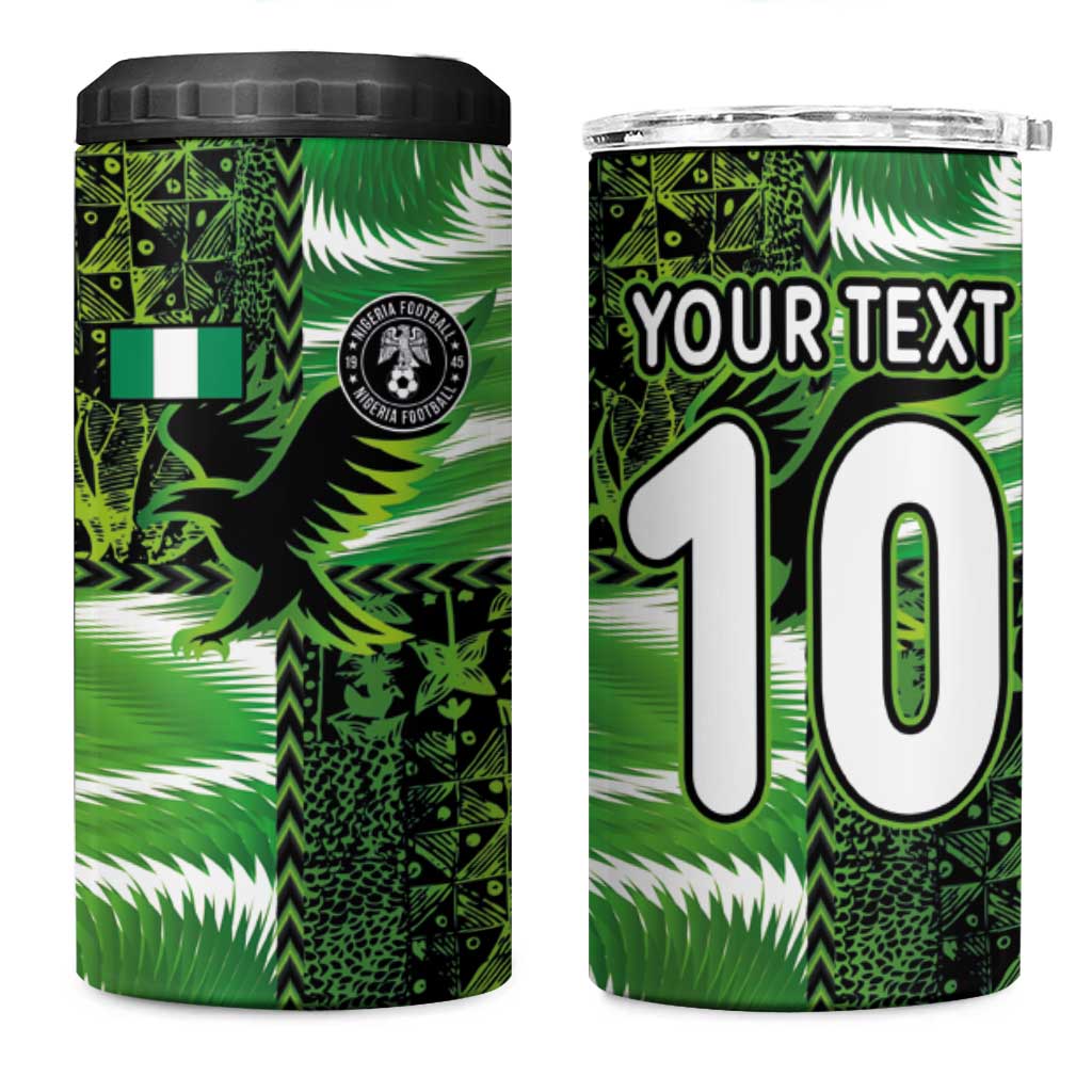 Custom Nigeria Football 4 in 1 Can Cooler Tumbler Super Eagles Spirit - Wonder Print Shop