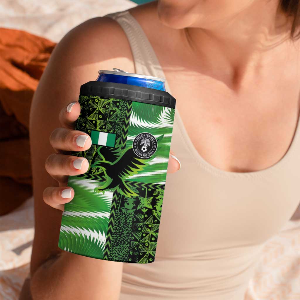 Custom Nigeria Football 4 in 1 Can Cooler Tumbler Super Eagles Spirit - Wonder Print Shop