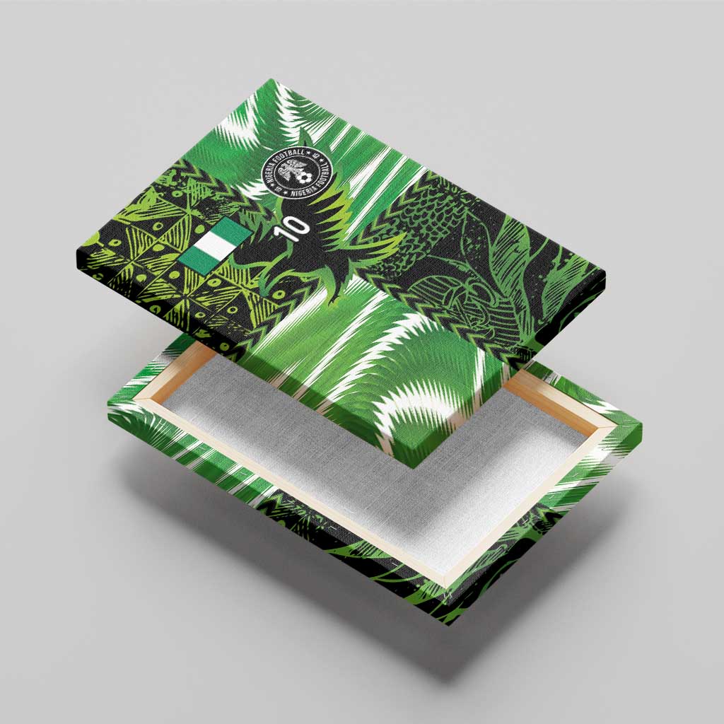 Custom Nigeria Football Canvas Wall Art Super Eagles Spirit - Wonder Print Shop