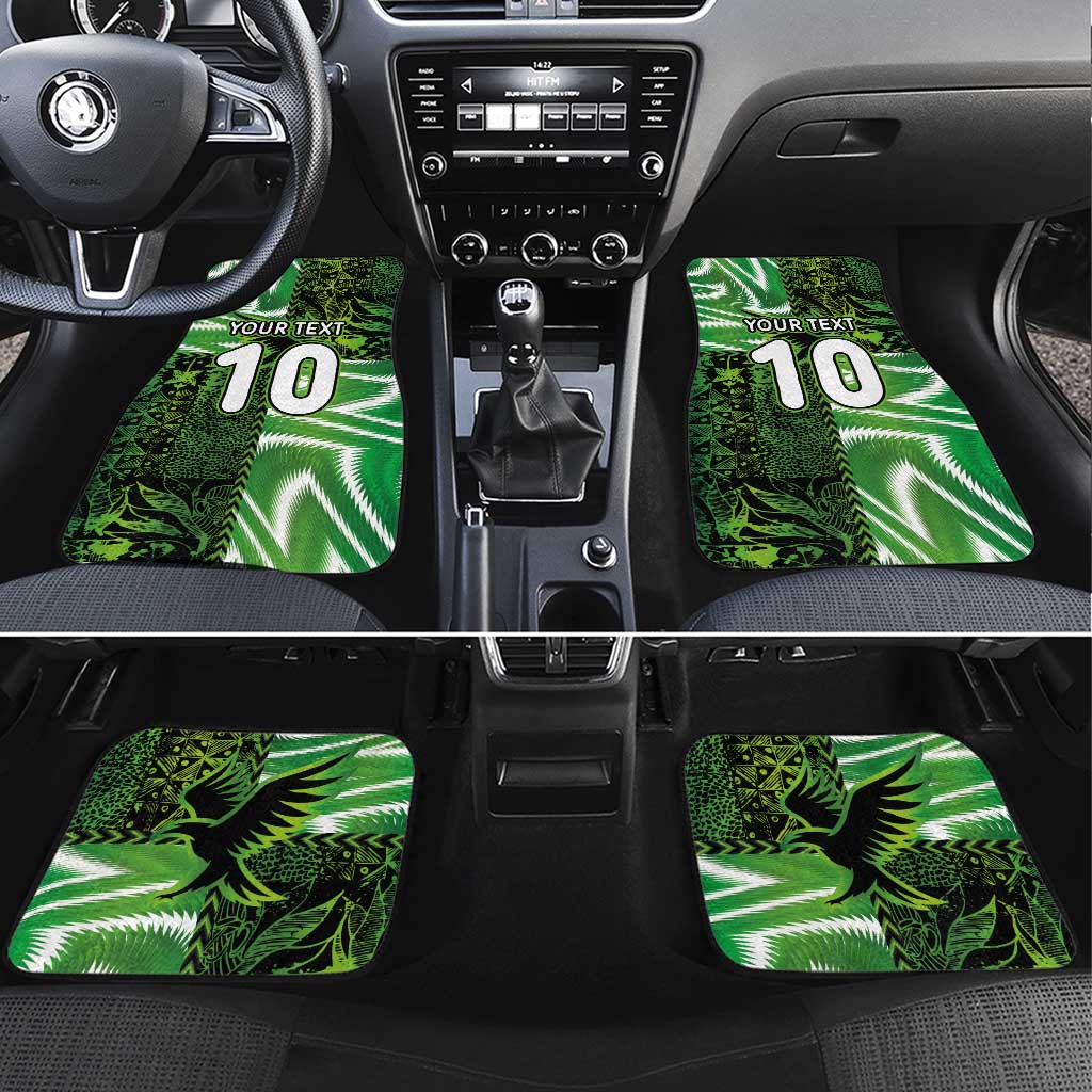 Custom Nigeria Football Car Mats Super Eagles Spirit - Wonder Print Shop
