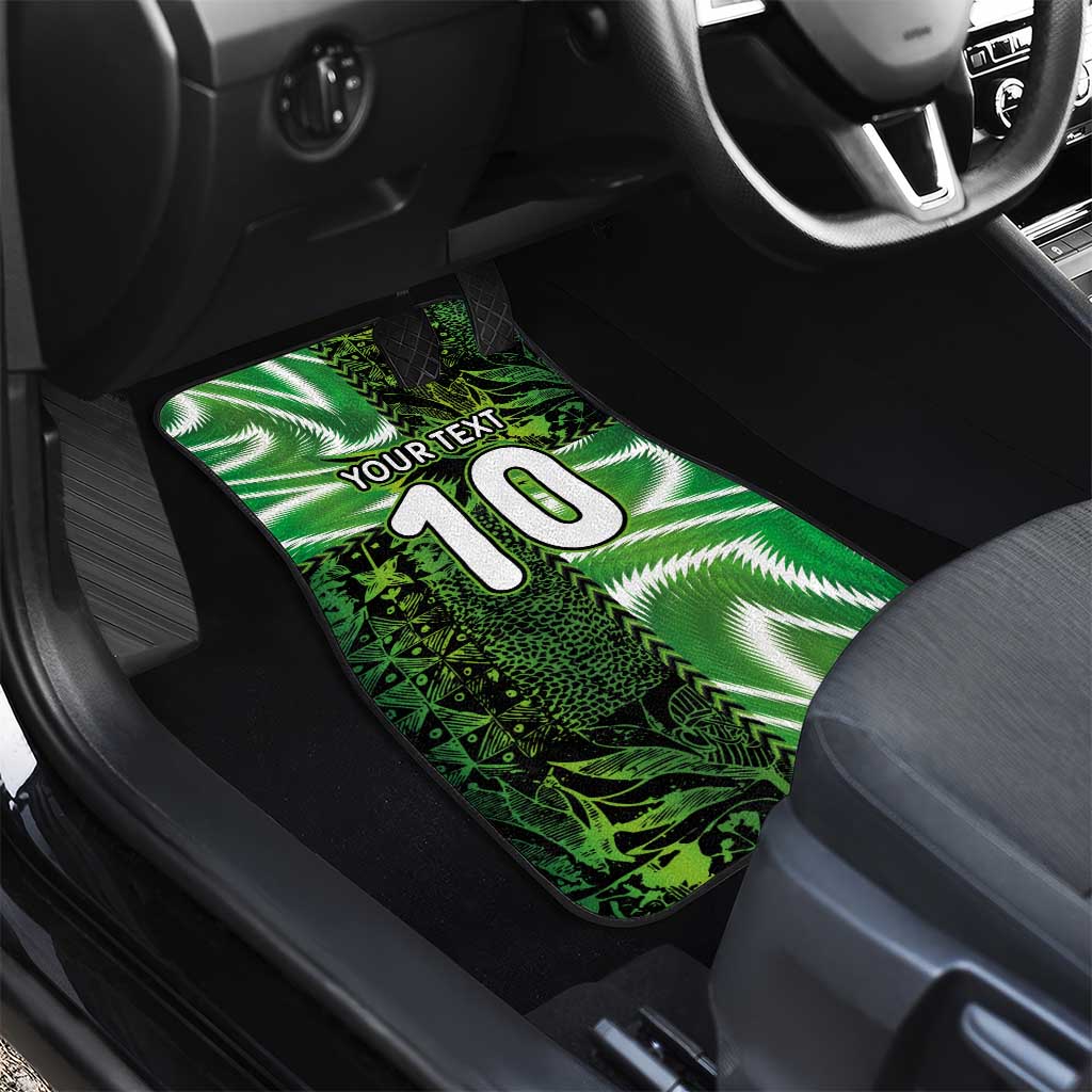 Custom Nigeria Football Car Mats Super Eagles Spirit - Wonder Print Shop