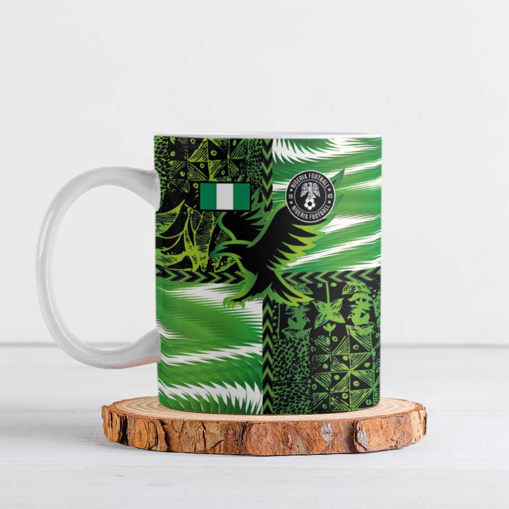 Custom Nigeria Football Ceramic Mug Super Eagles Spirit - Wonder Print Shop