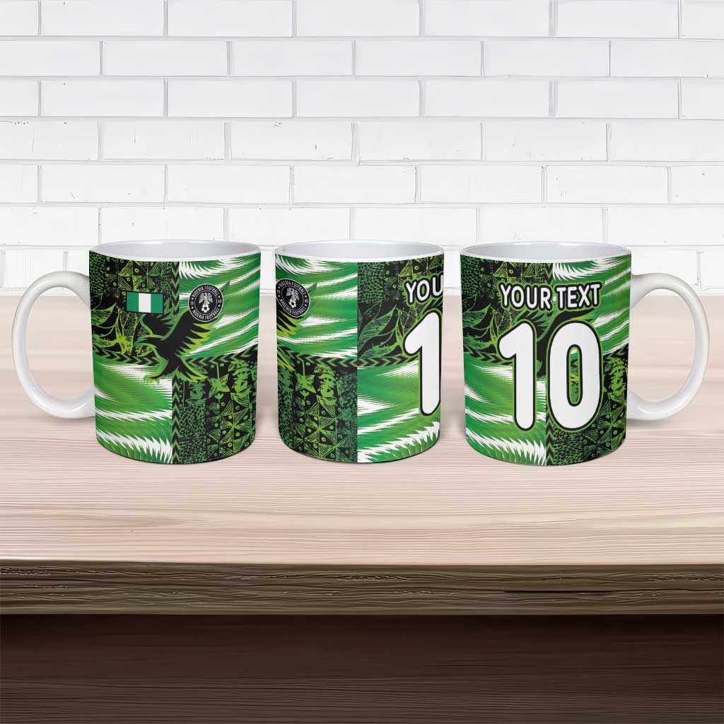 Custom Nigeria Football Ceramic Mug Super Eagles Spirit - Wonder Print Shop