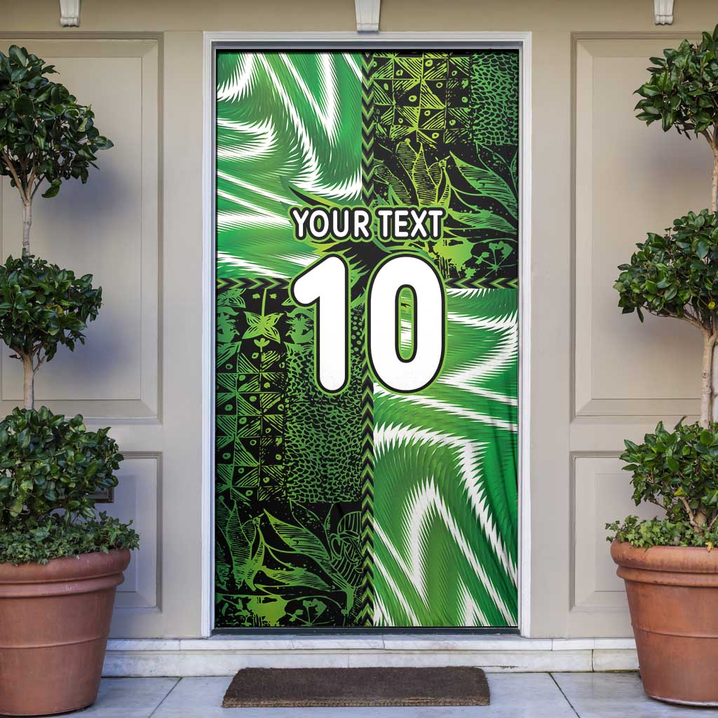 Custom Nigeria Football Door Cover Super Eagles Spirit - Wonder Print Shop