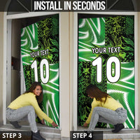 Custom Nigeria Football Door Cover Super Eagles Spirit - Wonder Print Shop