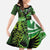 Custom Nigeria Football Family Matching Long Sleeve Bodycon Dress and Hawaiian Shirt Super Eagles Spirit - Wonder Print Shop