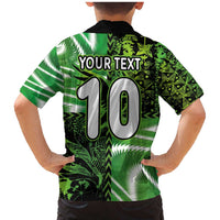 Custom Nigeria Football Family Matching Mermaid Dress and Hawaiian Shirt Super Eagles Spirit - Wonder Print Shop