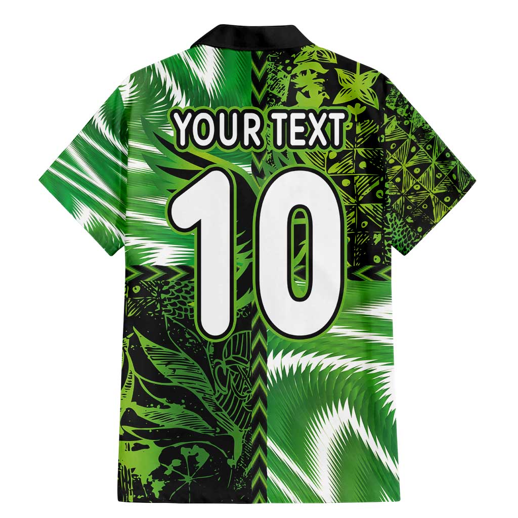 Custom Nigeria Football Family Matching Mermaid Dress and Hawaiian Shirt Super Eagles Spirit - Wonder Print Shop