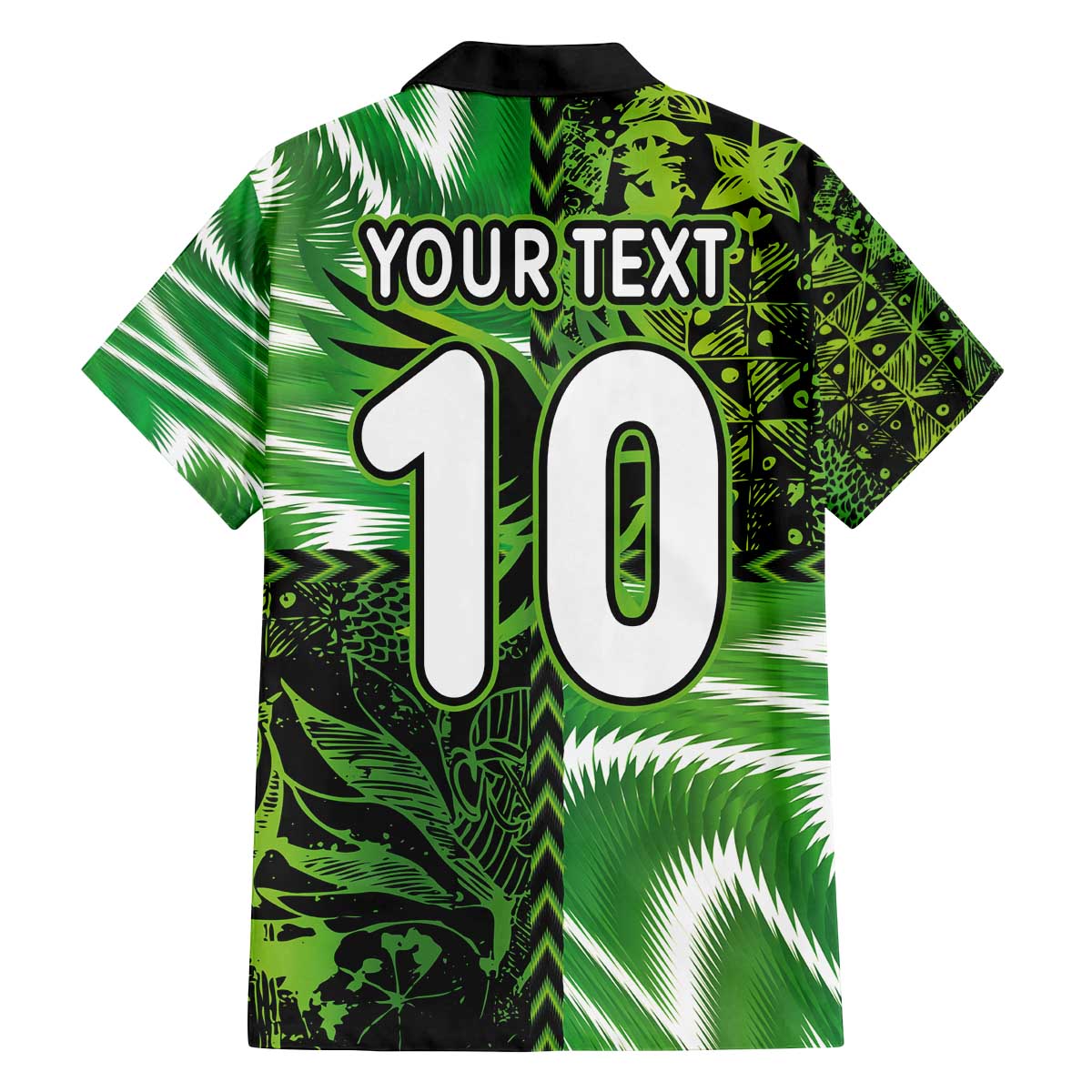 Custom Nigeria Football Family Matching Off The Shoulder Long Sleeve Dress and Hawaiian Shirt Super Eagles Spirit - Wonder Print Shop