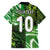 Custom Nigeria Football Family Matching Short Sleeve Bodycon Dress and Hawaiian Shirt Super Eagles Spirit - Wonder Print Shop