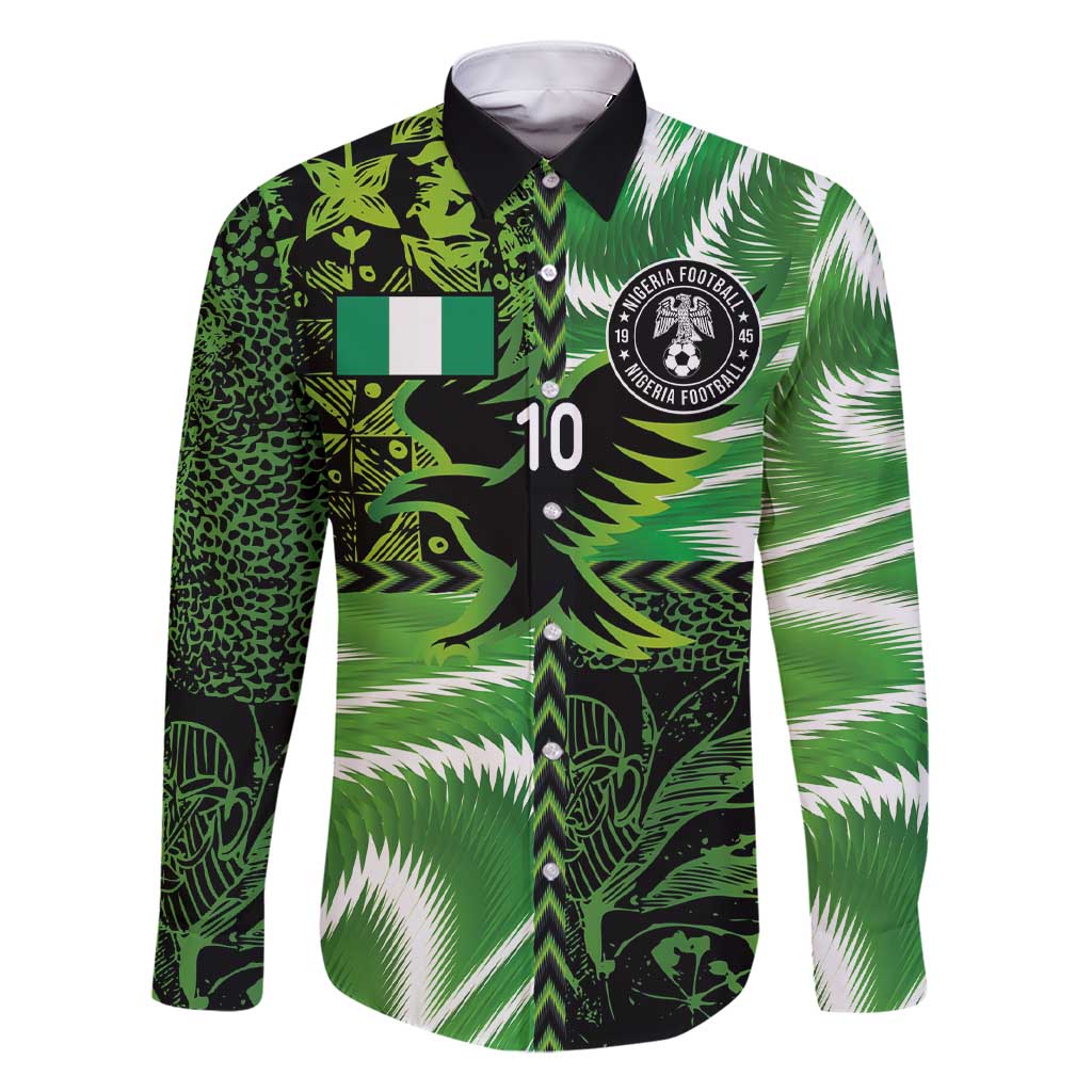 Custom Nigeria Football Family Matching Short Sleeve Bodycon Dress and Hawaiian Shirt Super Eagles Spirit - Wonder Print Shop