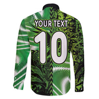 Custom Nigeria Football Family Matching Short Sleeve Bodycon Dress and Hawaiian Shirt Super Eagles Spirit - Wonder Print Shop