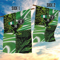 Custom Nigeria Football Garden Flag Super Eagles Spirit - Wonder Print Shop