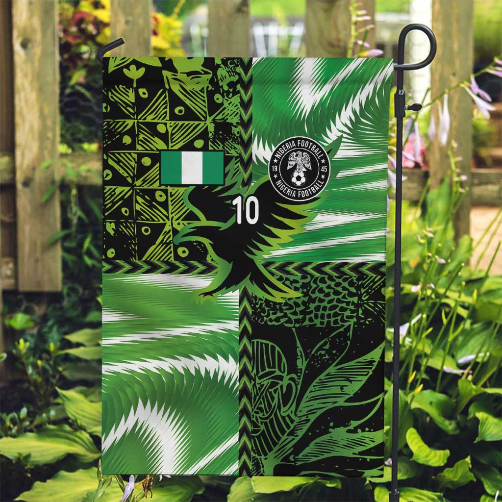 Custom Nigeria Football Garden Flag Super Eagles Spirit - Wonder Print Shop