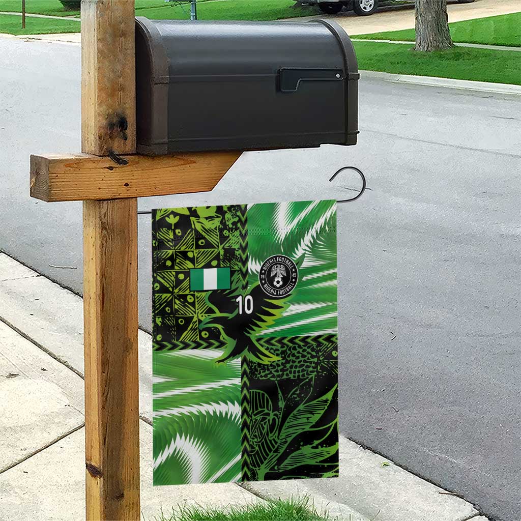 Custom Nigeria Football Garden Flag Super Eagles Spirit - Wonder Print Shop