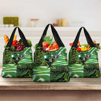 Custom Nigeria Football Grocery Bag Super Eagles Spirit - Wonder Print Shop