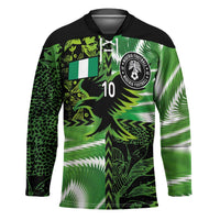 Custom Nigeria Football Hockey Jersey Super Eagles Spirit - Wonder Print Shop