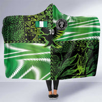 Custom Nigeria Football Hooded Blanket Super Eagles Spirit - Wonder Print Shop
