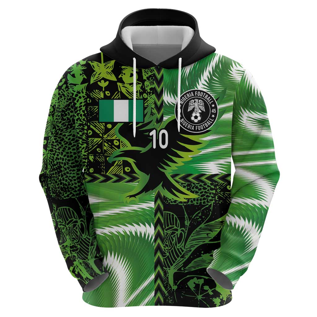 Custom Nigeria Football Hoodie Super Eagles Spirit - Wonder Print Shop