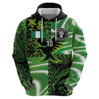 Custom Nigeria Football Hoodie Super Eagles Spirit - Wonder Print Shop