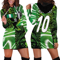 Custom Nigeria Football Hoodie Dress Super Eagles Spirit - Wonder Print Shop