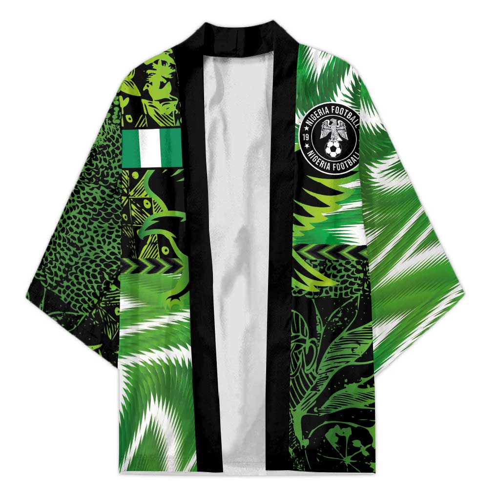 Custom Nigeria Football Kimono Super Eagles Spirit - Wonder Print Shop