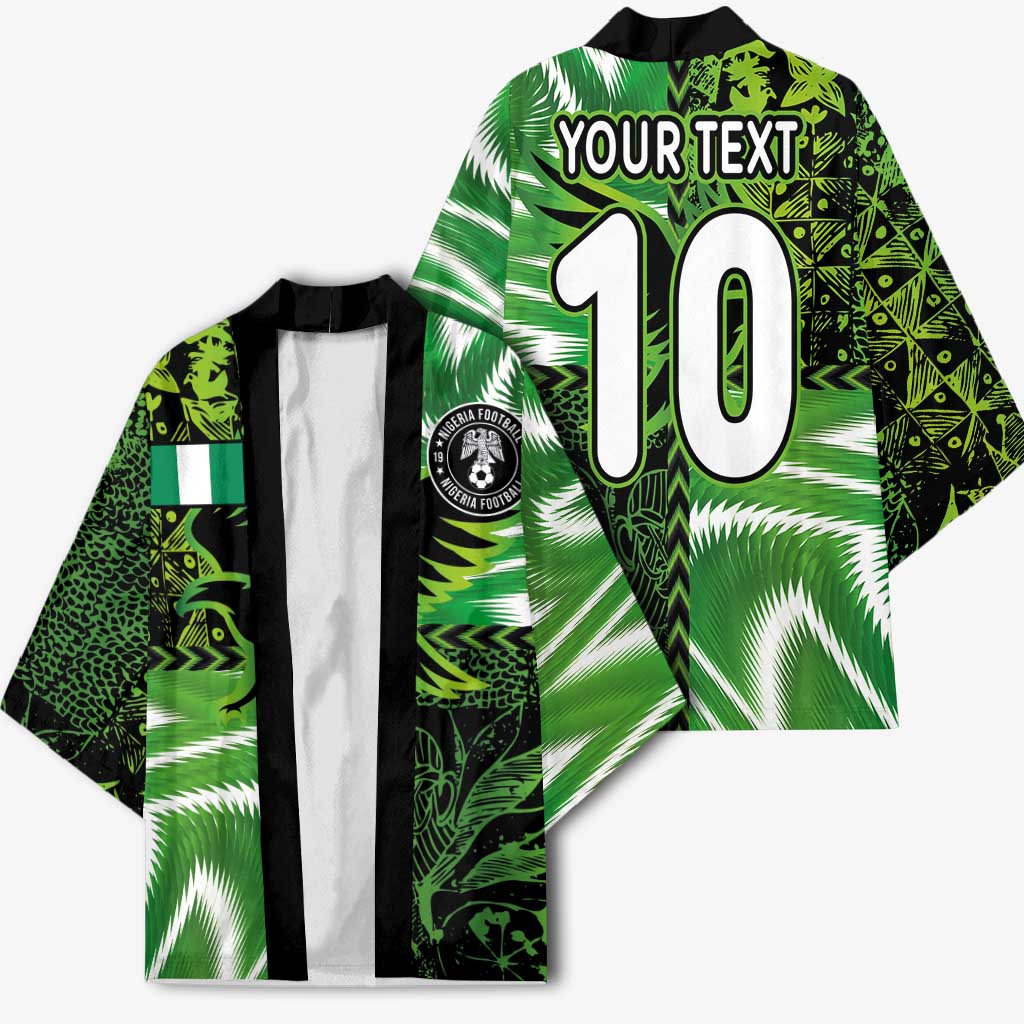 Custom Nigeria Football Kimono Super Eagles Spirit - Wonder Print Shop