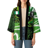 Custom Nigeria Football Kimono Super Eagles Spirit - Wonder Print Shop