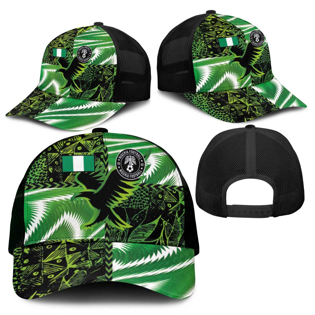 Nigeria Football Mesh Trucker Cap Super Eagles Spirit - Wonder Print Shop