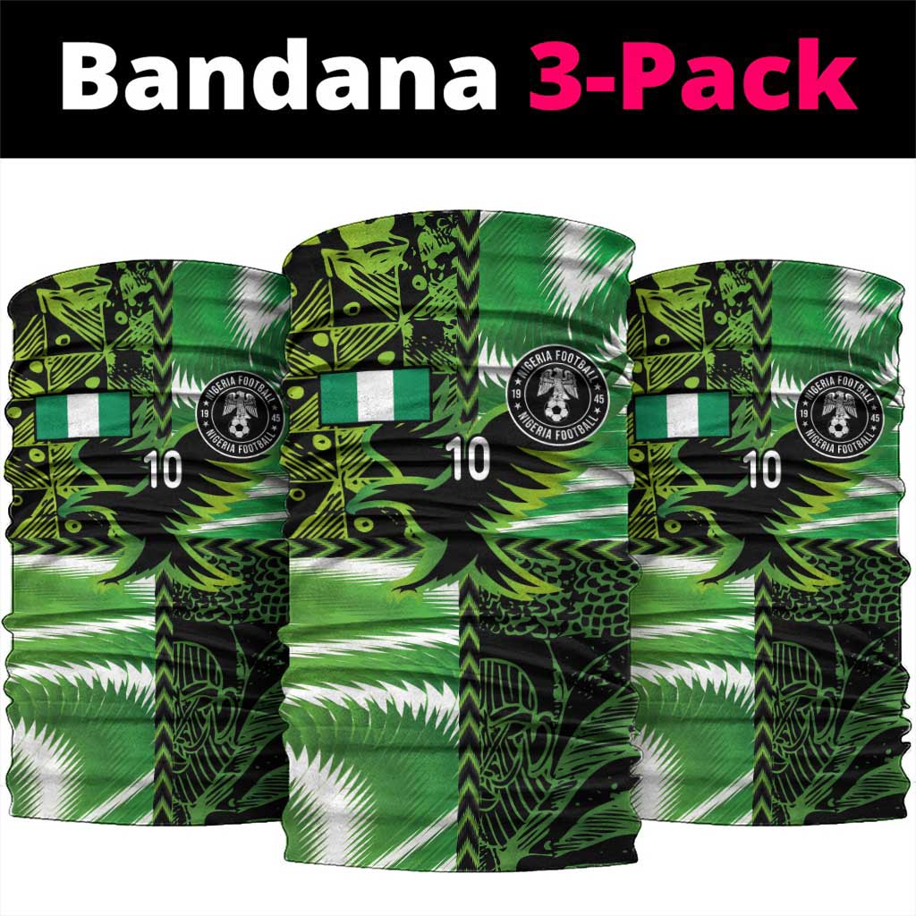 Custom Nigeria Football Neck Gaiter Super Eagles Spirit - Wonder Print Shop