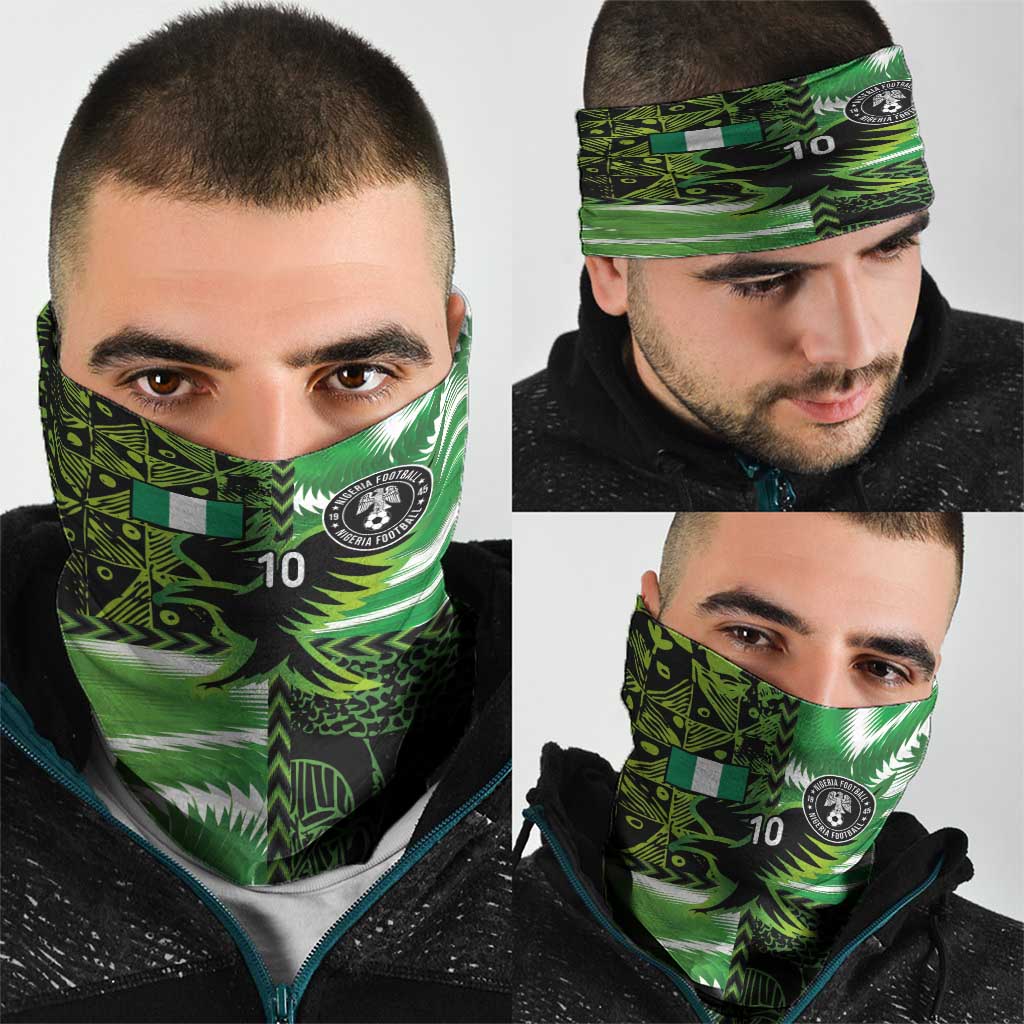 Custom Nigeria Football Neck Gaiter Super Eagles Spirit - Wonder Print Shop