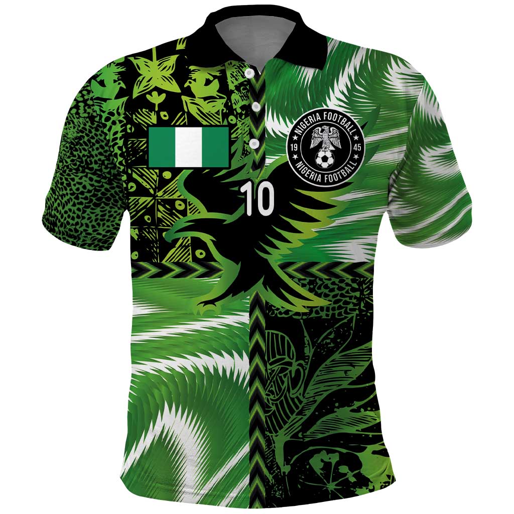 Custom Nigeria Football Polo Shirt Super Eagles Spirit - Wonder Print Shop