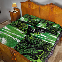 Custom Nigeria Football Quilt Bed Set Super Eagles Spirit - Wonder Print Shop